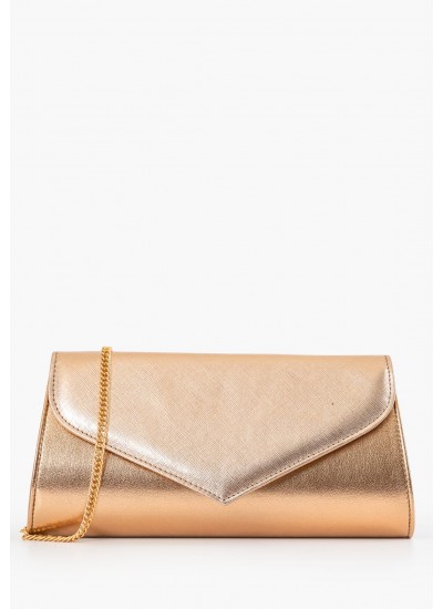 Γυναικείες Τσάντες Evan Μπρονζέ ECOleather Mortoglou