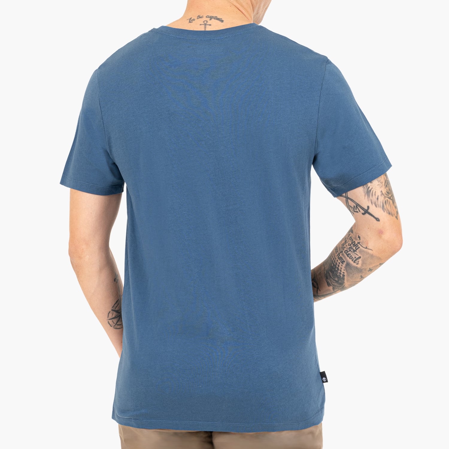 Men T-Shirts A2C2R Blue Cotton Timberland Top Wear Timberland A2C2R-Blue