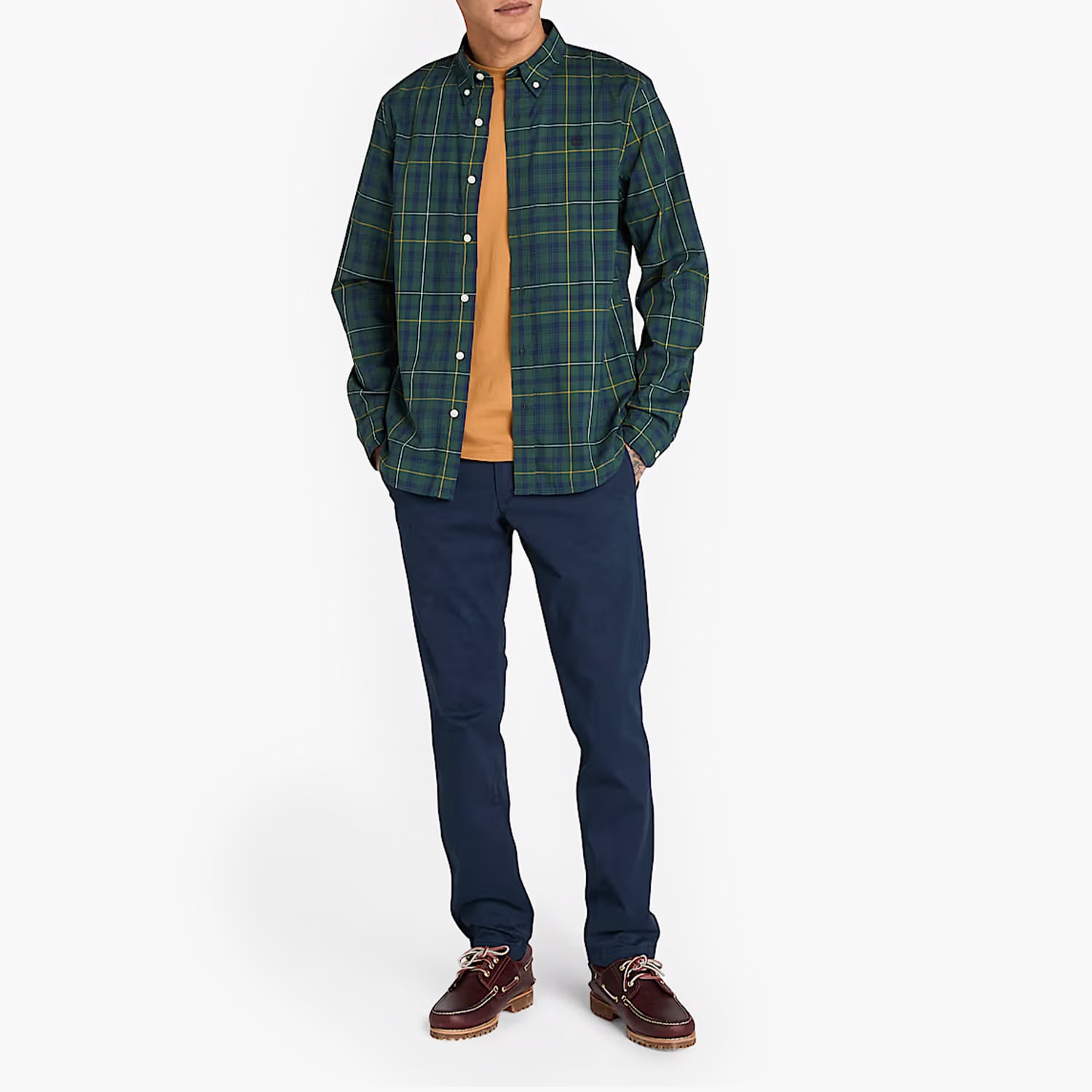 Timberland A5M16 Ανδρικά Πουκάμισα Timberland A5M16-Green