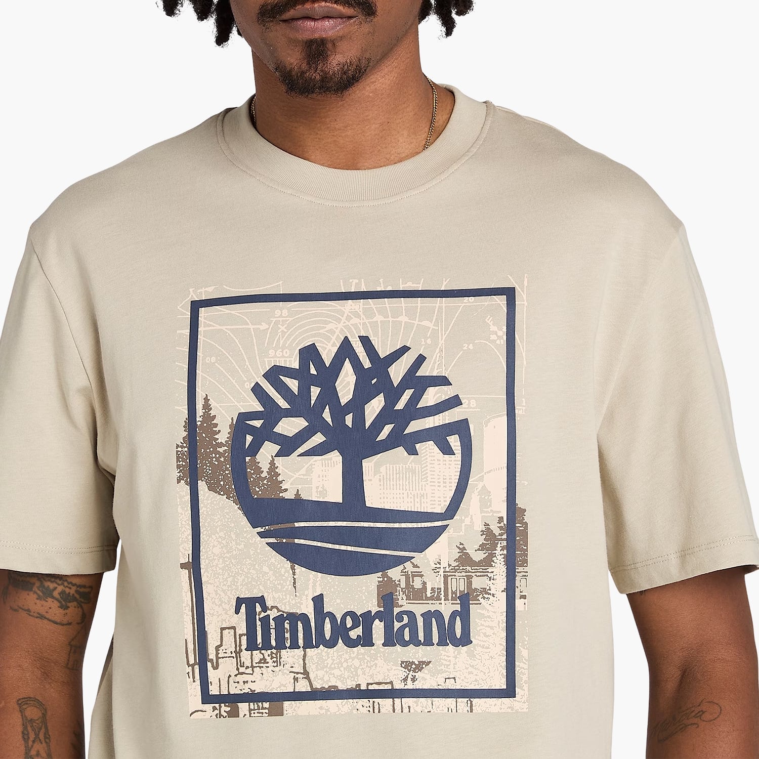 Timberland A5MQP Ανδρικά Μπλούζες Timberland A5MQP-Beige
