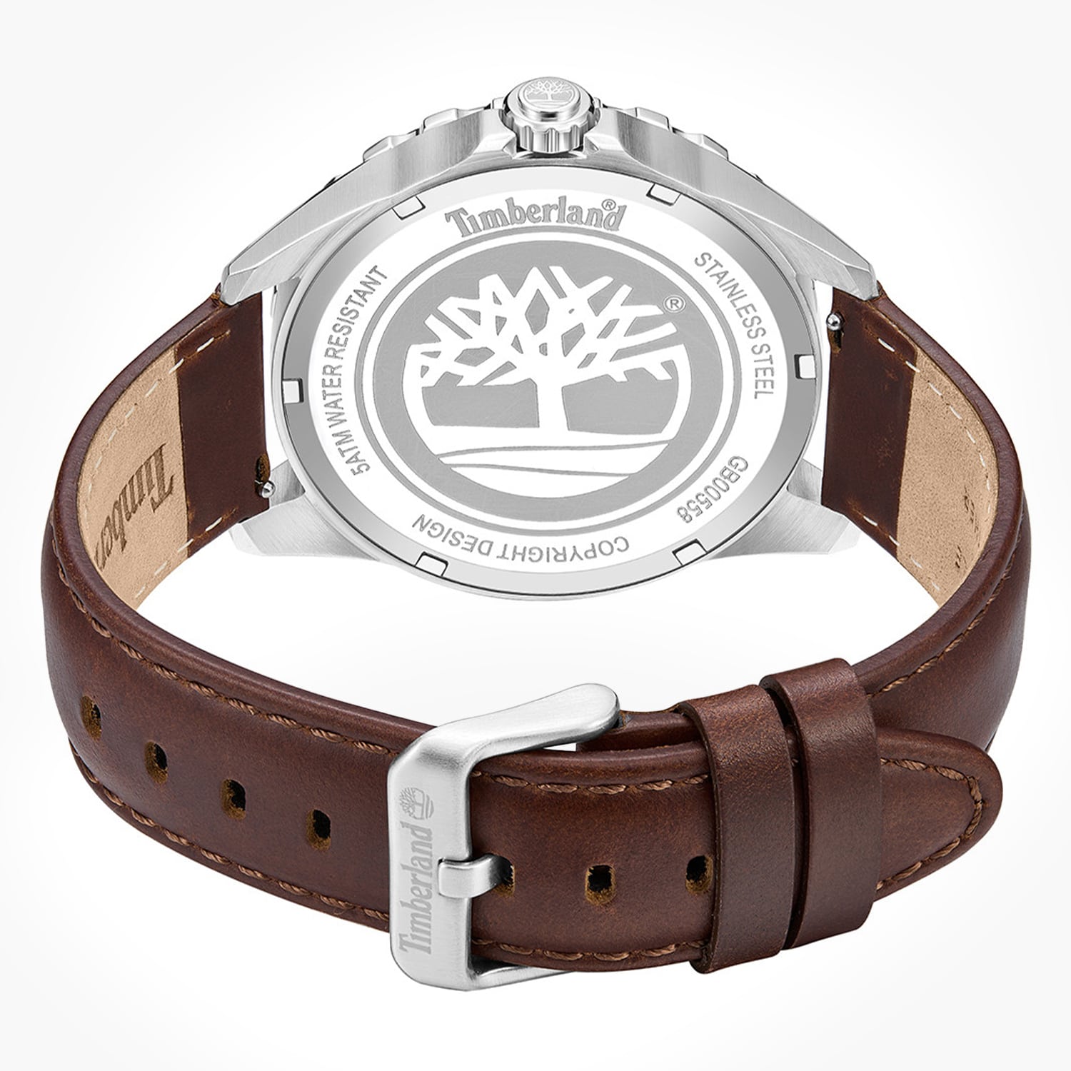 Timberland TDWGB0055801 Ανδρικό Ρολόι Timberland TDWGB0055801-Brown