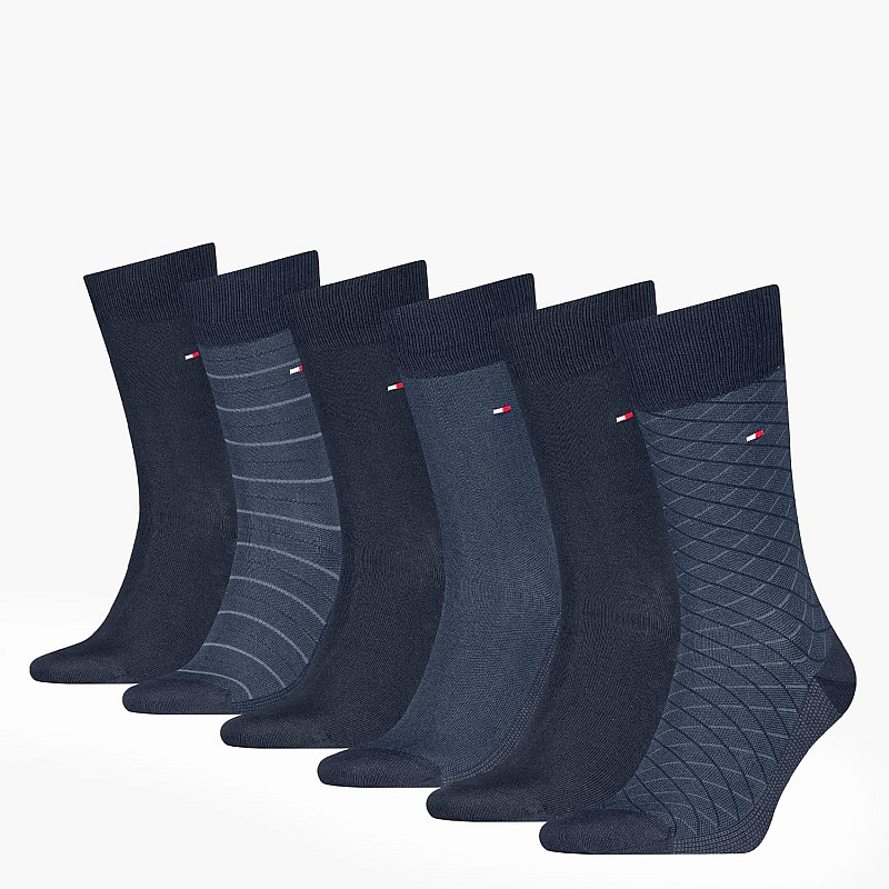 Tommy Hilfiger 6p.Giftbox Ανδρική Κάλτσα