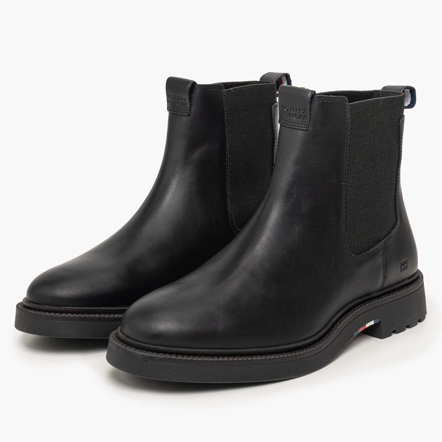 Tommy Hilfiger Chelsea.Lwt Ανδρικό Μποτάκι Tommy Hilfiger Chelsea.Lwt-Black