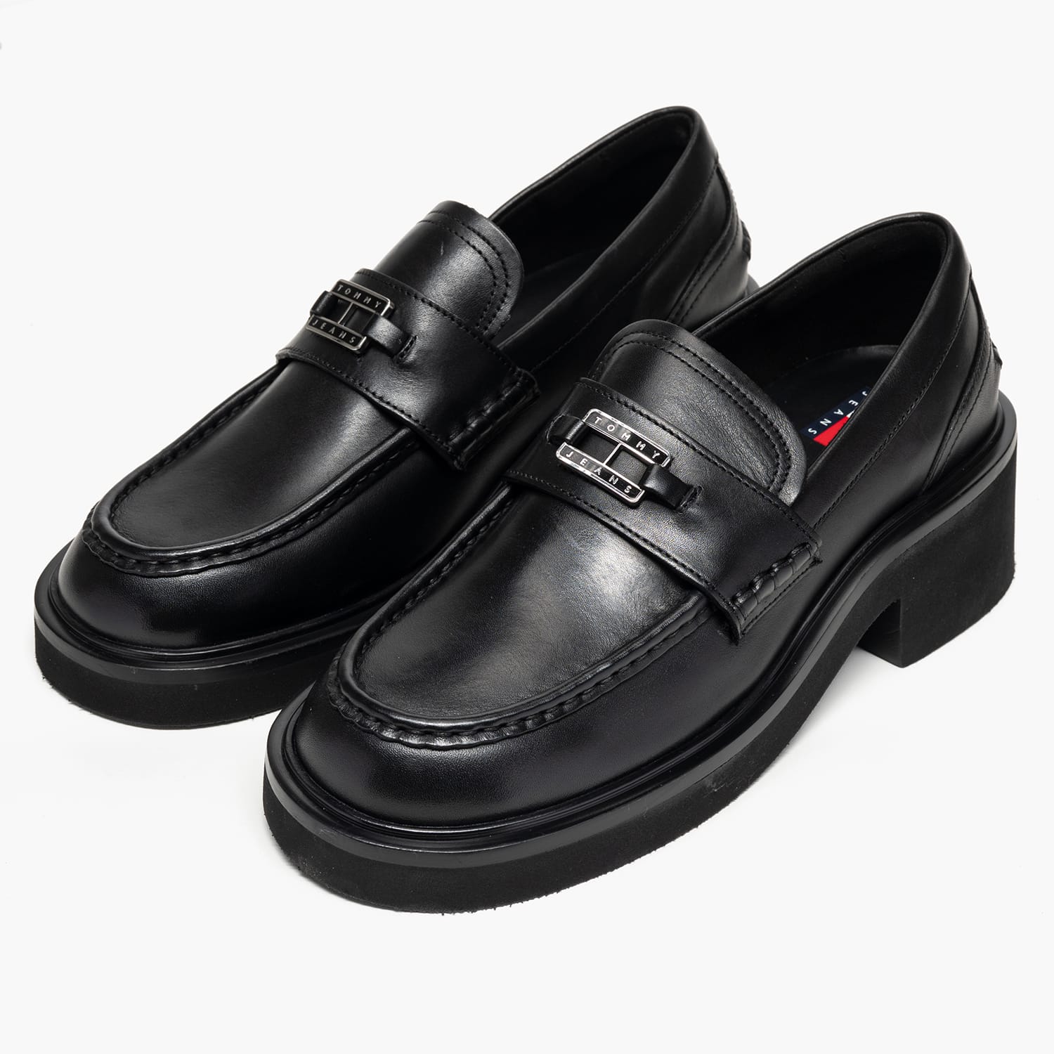 Tommy Hilfiger Chunky.Heel Γυναικείο Μοκασίνι Tommy Hilfiger Chunky.Heel-Black