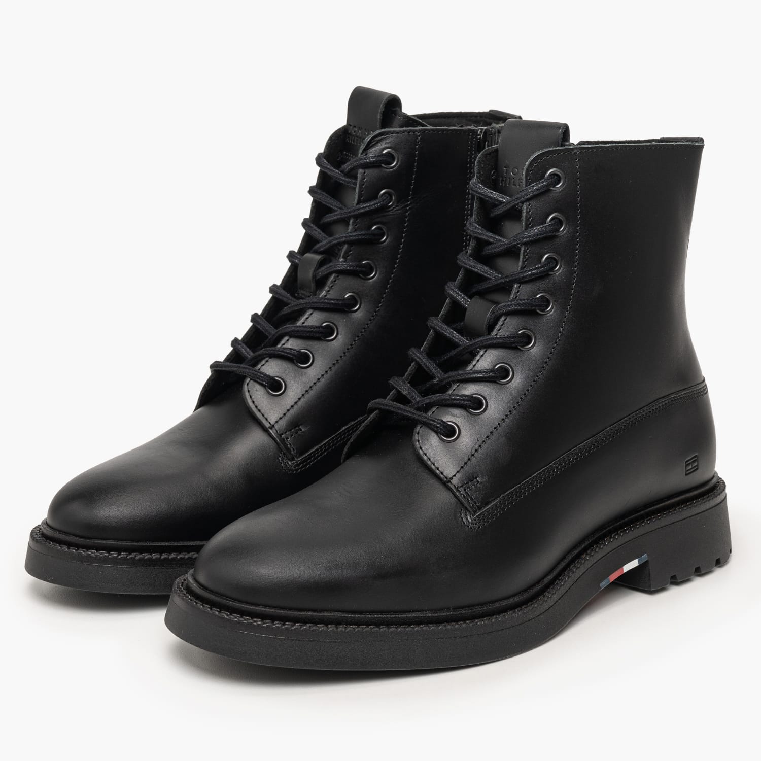 Tommy Hilfiger Comfort.Lth Ανδρικό Μποτάκι Tommy Hilfiger Comfort.Lth-Black