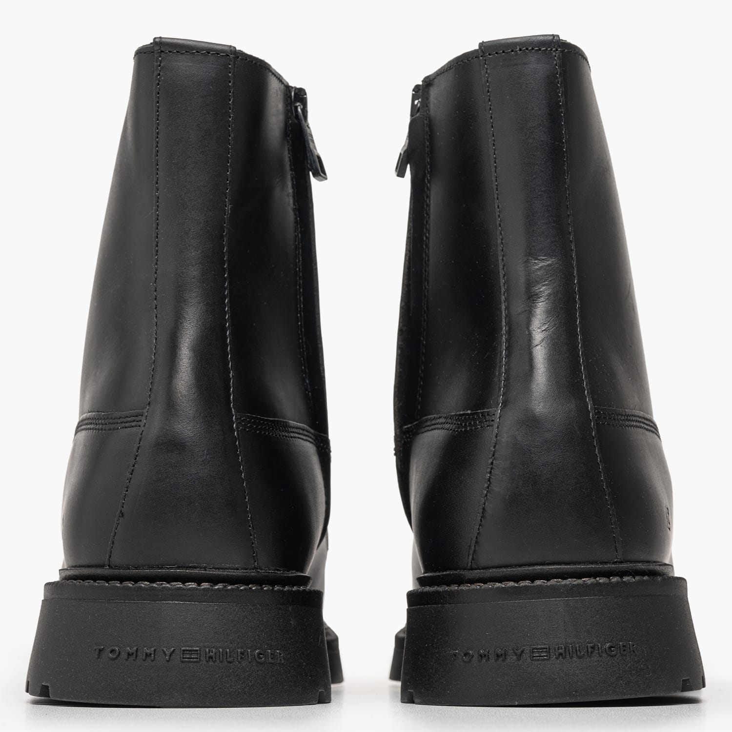 Tommy Hilfiger Comfort.Lth Ανδρικό Μποτάκι Tommy Hilfiger Comfort.Lth-Black
