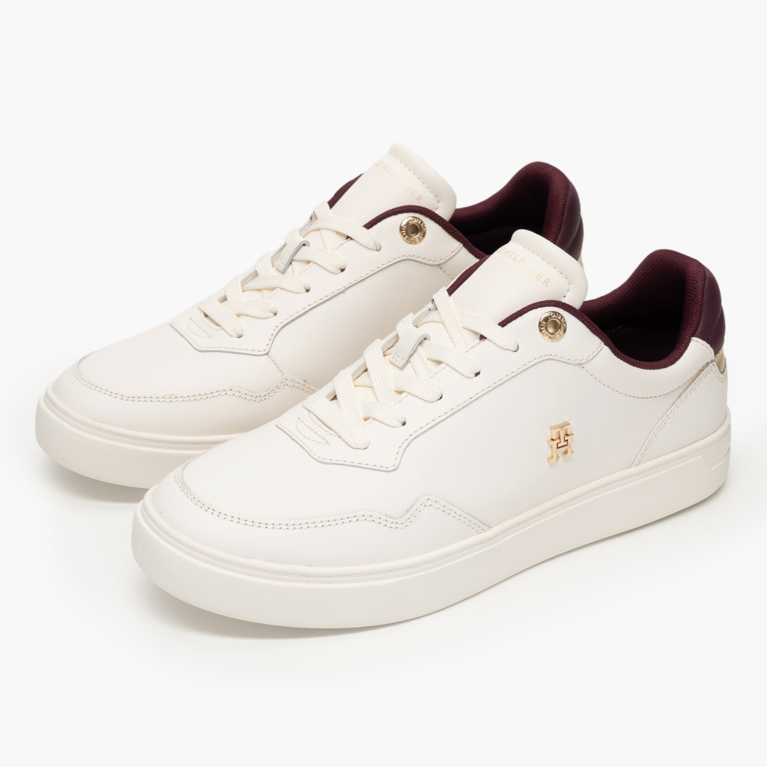 Tommy Hilfiger Court.Sneaker Γυναικείο Παπούτσι Casual Tommy Hilfiger Court.Sneaker-White