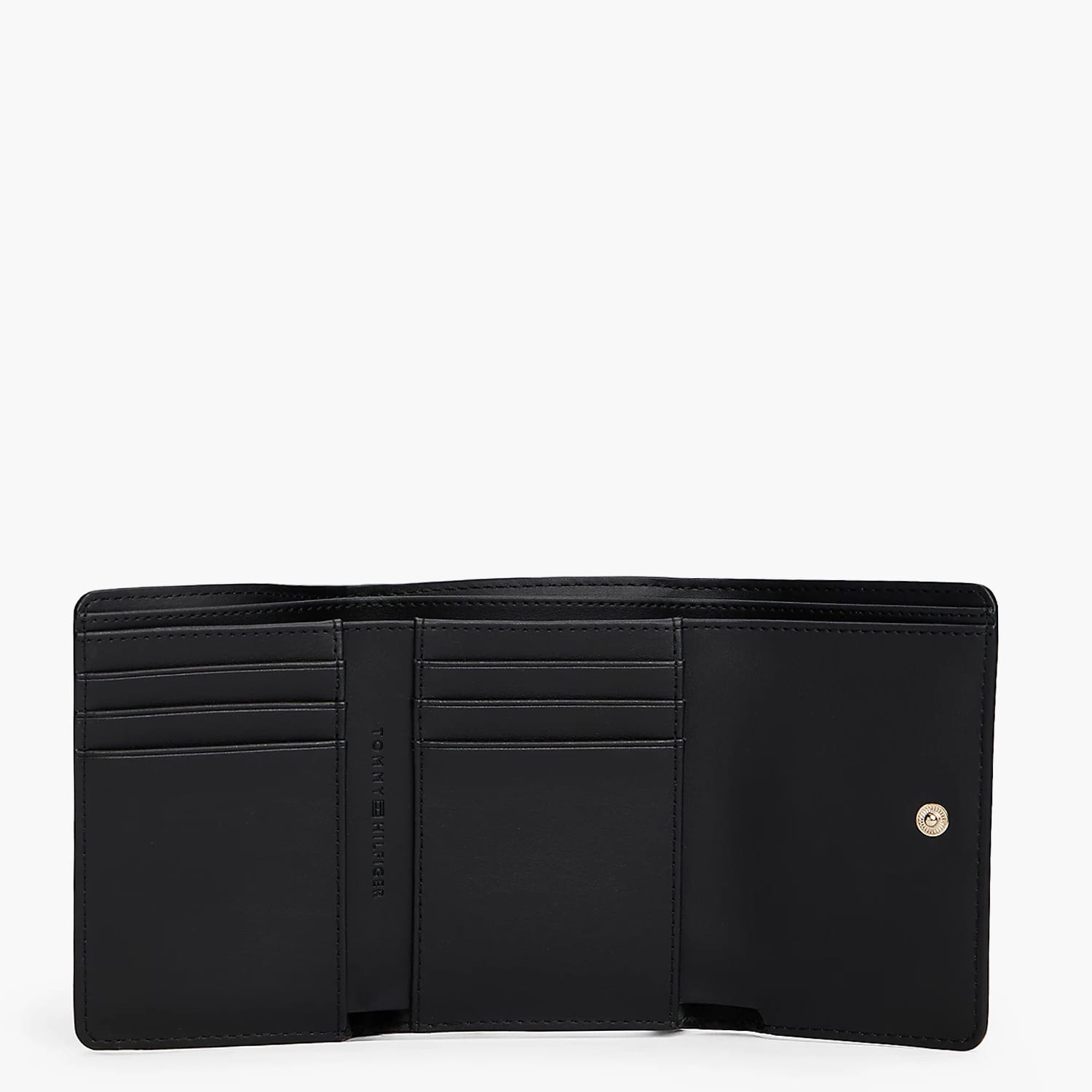 Tommy Hilfiger Icon.Trifold Γυνακεία Πορτοφόλια Tommy Hilfiger Icon.Trifold-Black