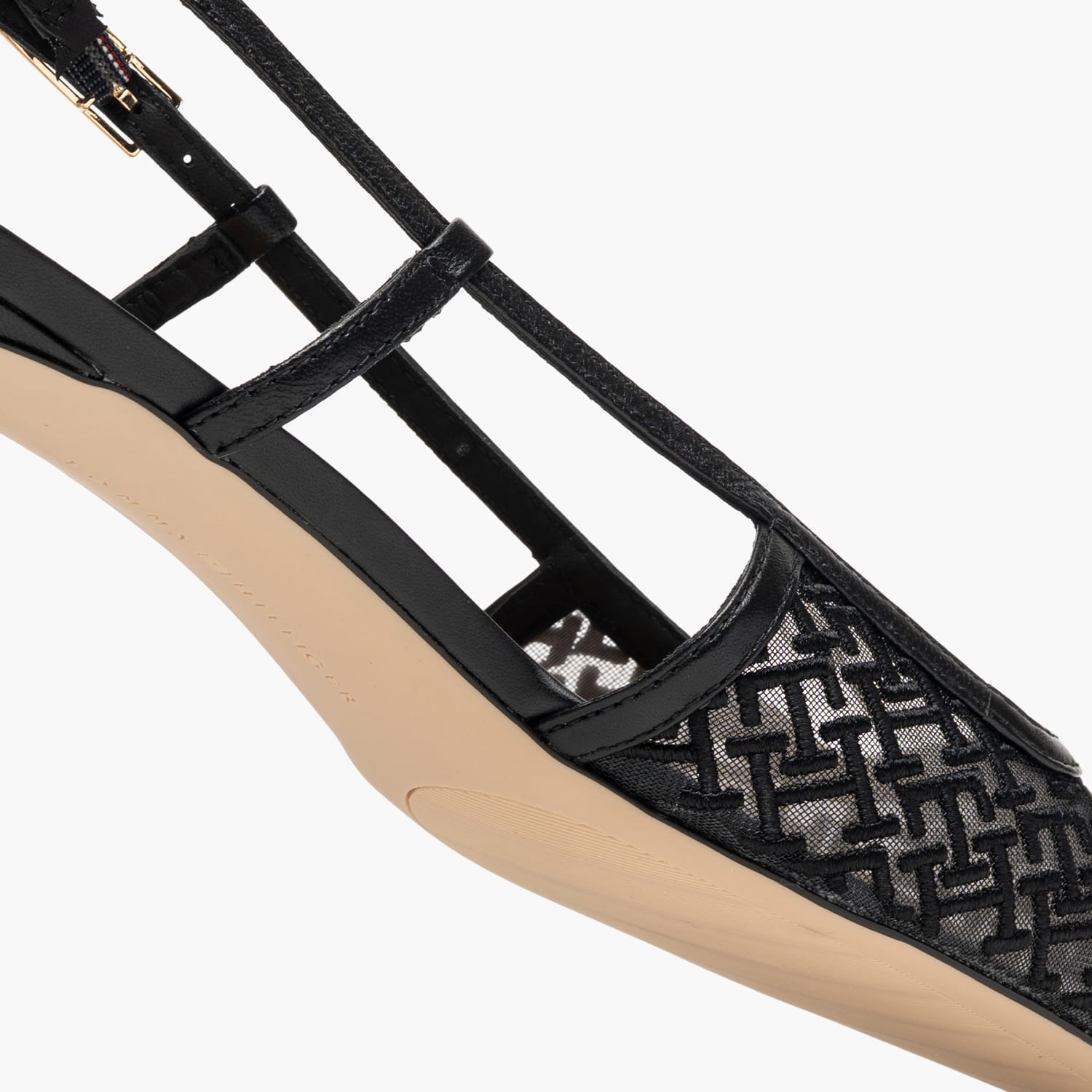 Tommy Hilfiger Kitten.Sling Γυναικείες Γόβες & Peeptoes Χαμηλές Tommy Hilfiger Kitten.Sling-Black