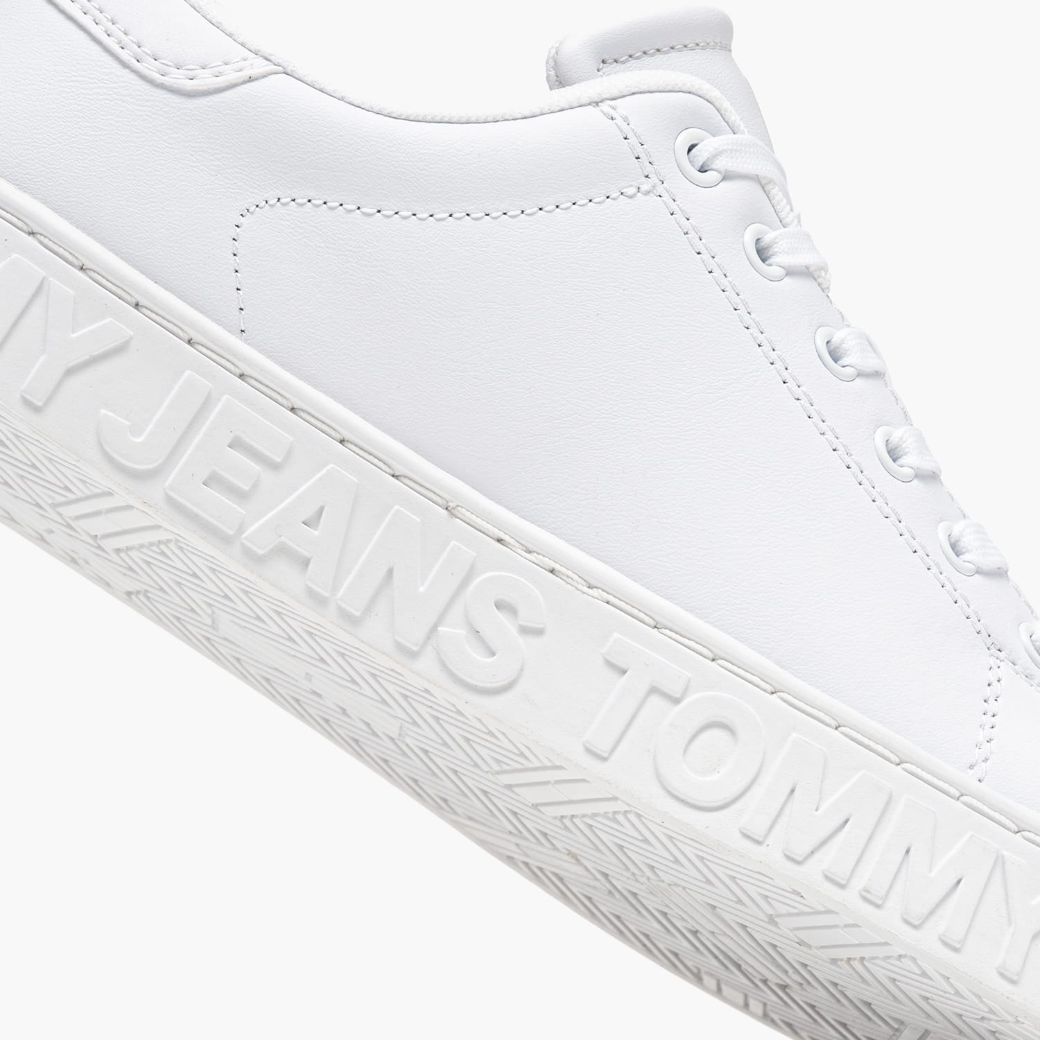Tommy Hilfiger Logo.Sneaker Γυναικείο Παπούτσι Casual Tommy Hilfiger Logo.Sneaker-White