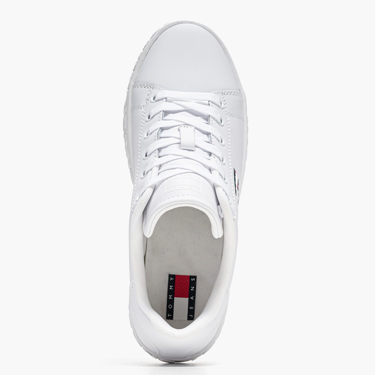 Tommy Hilfiger Logo.Sneaker Γυναικείο Παπούτσι Casual Tommy Hilfiger Logo.Sneaker-White
