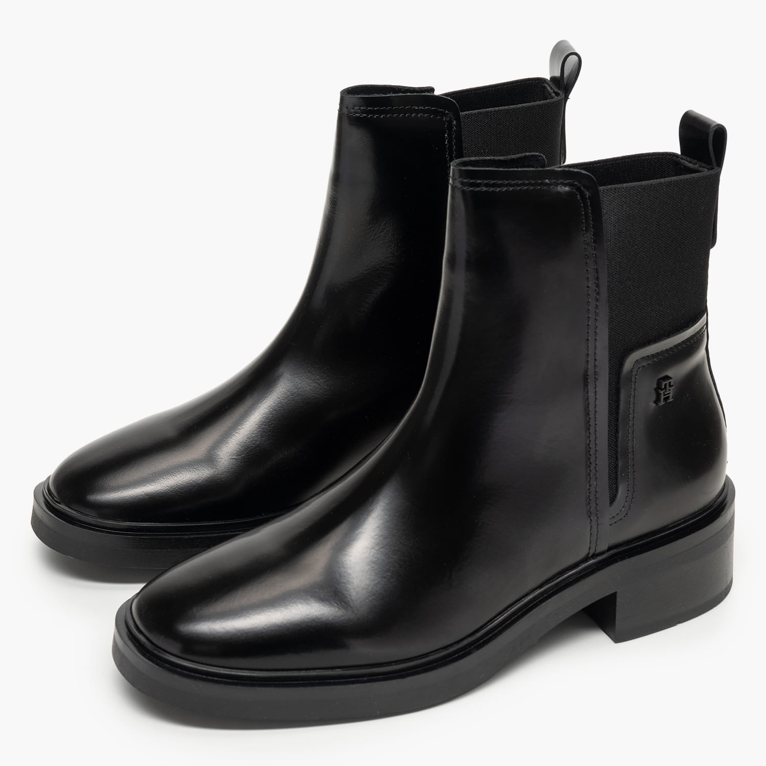 Tommy Hilfiger Minimal.Abrasivato Γυναικείο Μποτάκι Tommy Hilfiger Minimal.Abrasivato-Black
