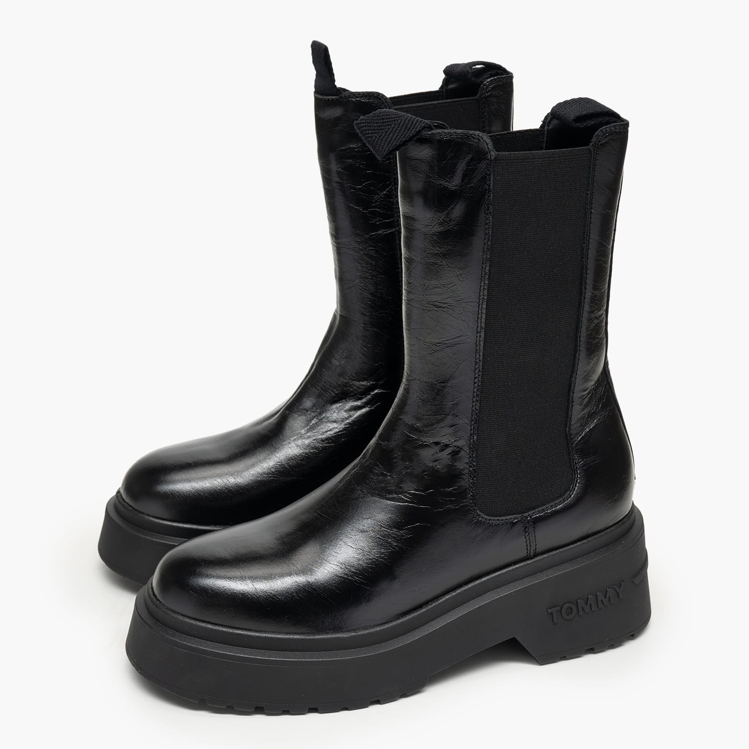 Tommy Hilfiger Pointy.Bootie Γυναικείο Μποτάκι Tommy Hilfiger Pointy.Bootie-Black