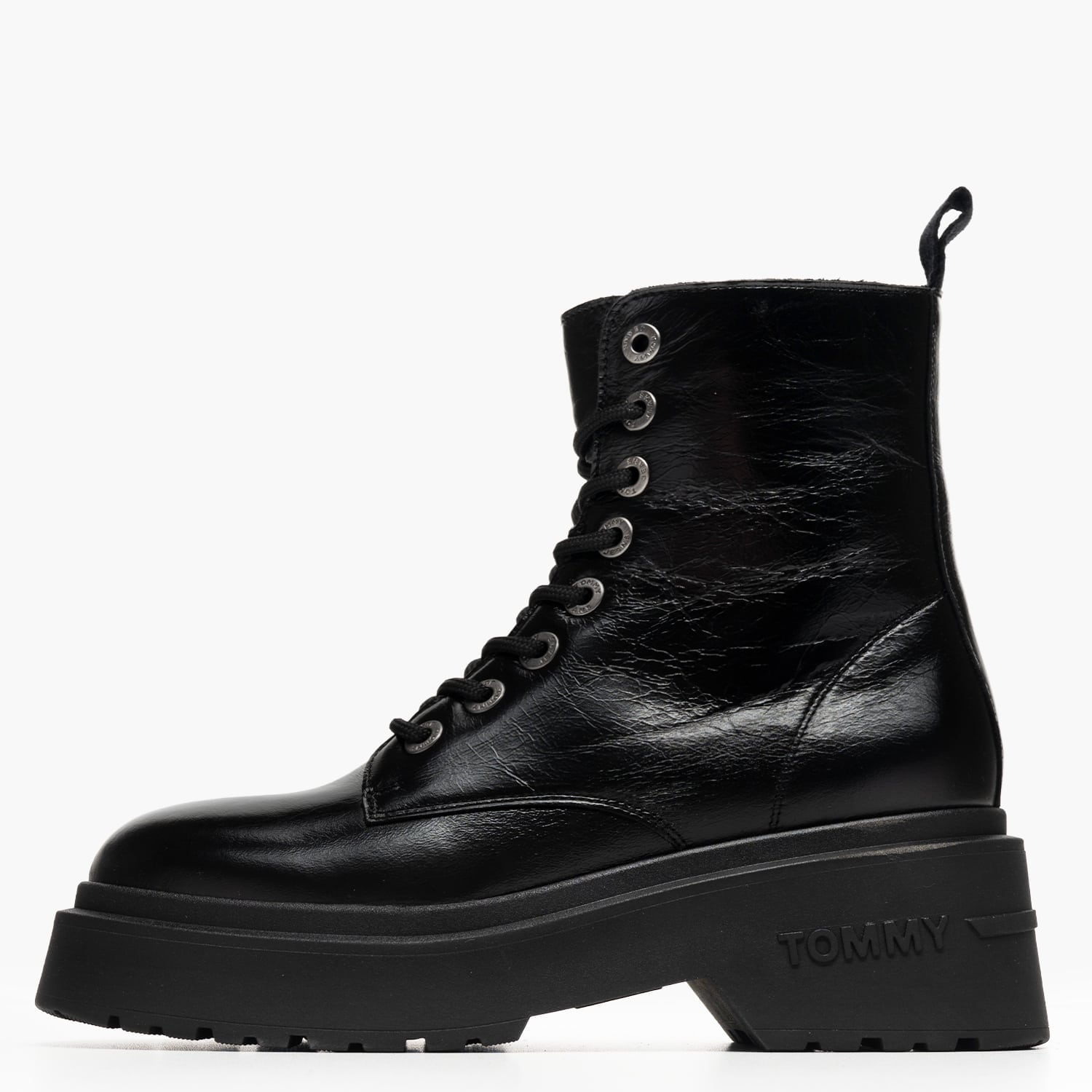 Tommy Hilfiger Shiny.Boot Γυναικείο Μποτάκι Tommy Hilfiger Shiny.Boot-Black