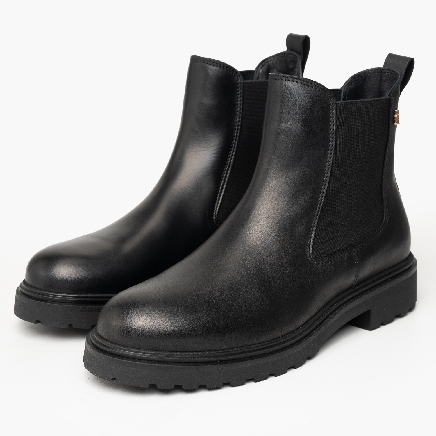Tommy Hilfiger Th.Cleated Γυναικείο Μποτάκι Tommy Hilfiger Th.Cleated-Black