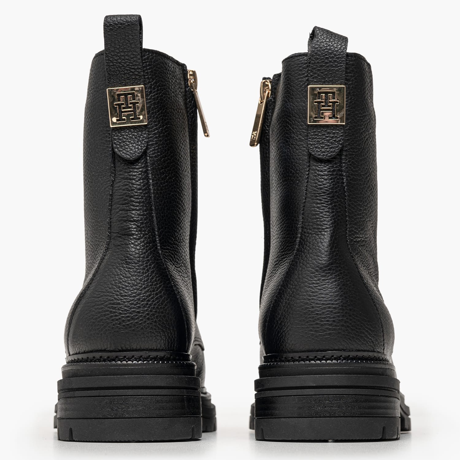 Tommy Hilfiger Th.Plaque Γυναικείο Μποτάκι Tommy Hilfiger Th.Plaque-Black