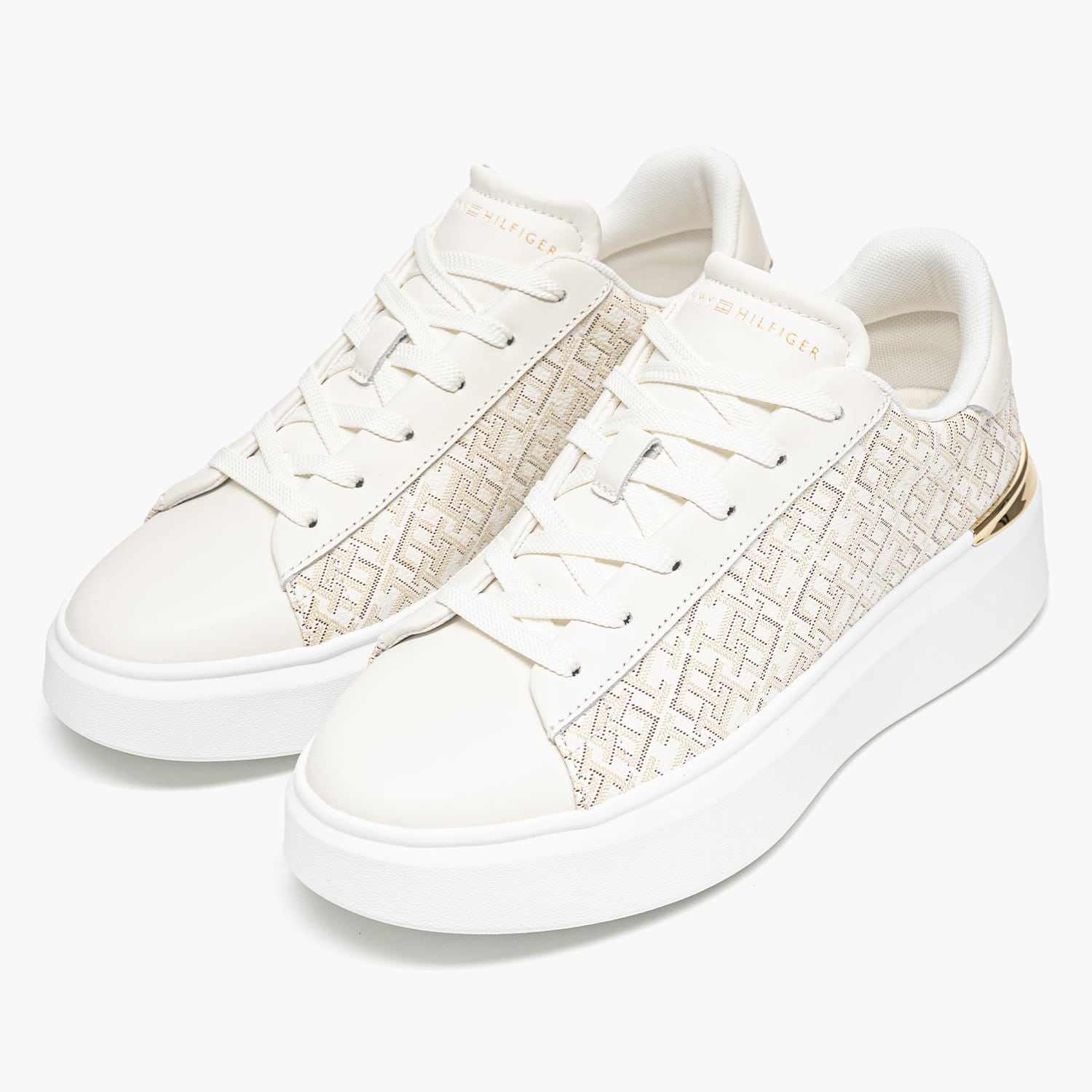 Tommy Hilfiger Th.Platform Γυναικείο Παπούτσι Casual Tommy Hilfiger Th.Platform-Beige