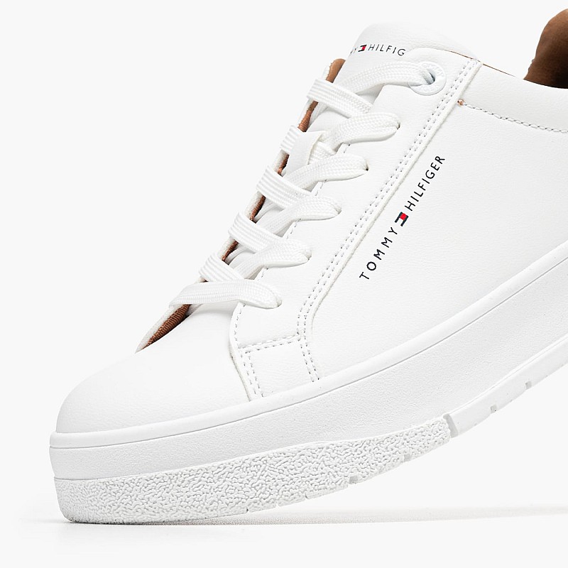 Tommy Hilfiger White.Laceup Παιδικά Παπούτσια Casual