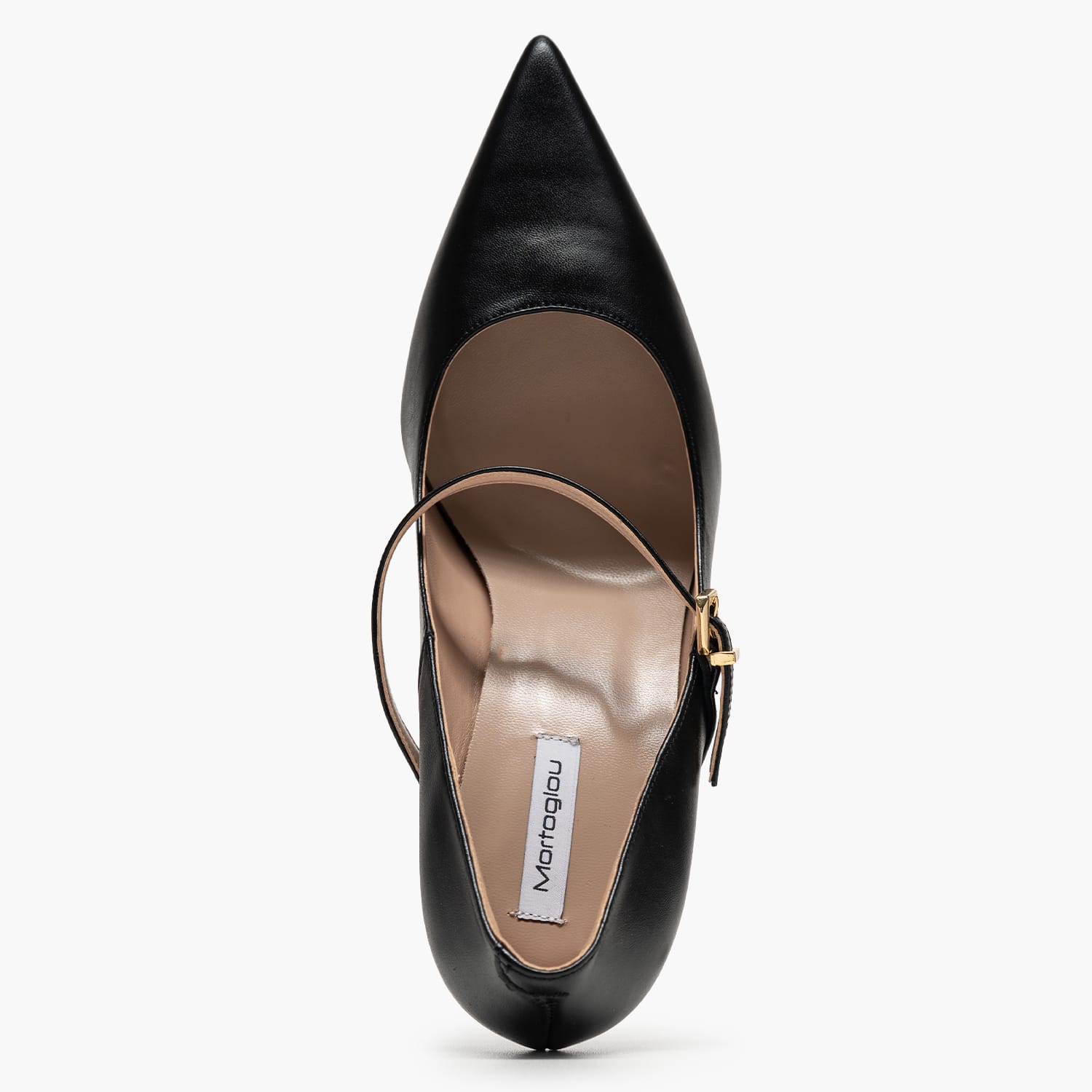 Mortoglou 2548.738116 Γυναικεία Γόβα & Peeptoe Χαμηλή Mortoglou 2548.738116-Black
