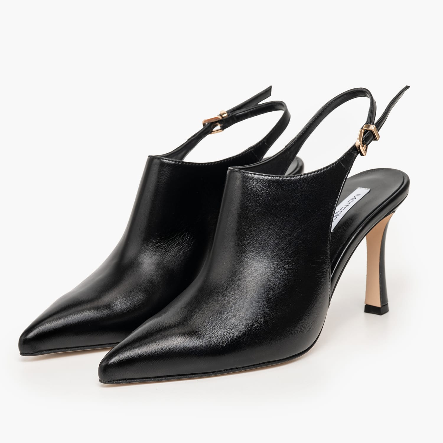 Mortoglou 2548.74984A Γυναικεία Γόβα & Peeptoe Ψηλή Mortoglou 2548.74984A-Black