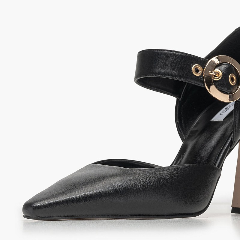 Mortoglou 2548.93545 Γυναικεία Γόβα & Peeptoe Ψηλή