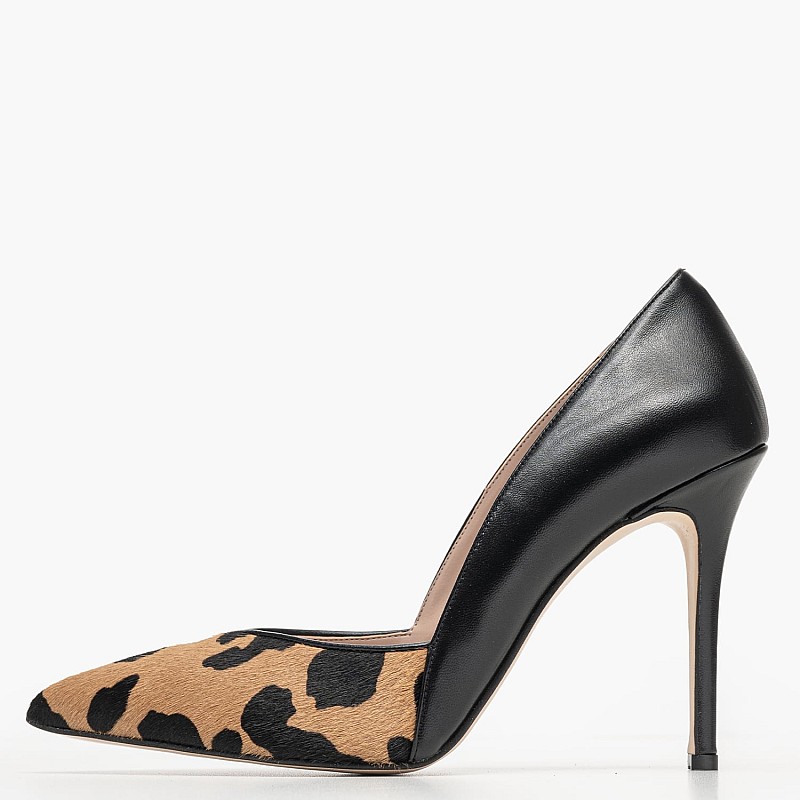 Mortoglou 2549.100146 Γυναικεία Γόβα & Peeptoe Ψηλή