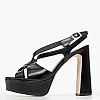Mortoglou 2554.91759 Γυναικείο Πέδιλο Ψηλό Mortoglou 2554.91759-Black