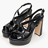 Mortoglou 2554.91759 Γυναικείο Πέδιλο Ψηλό Mortoglou 2554.91759-Black