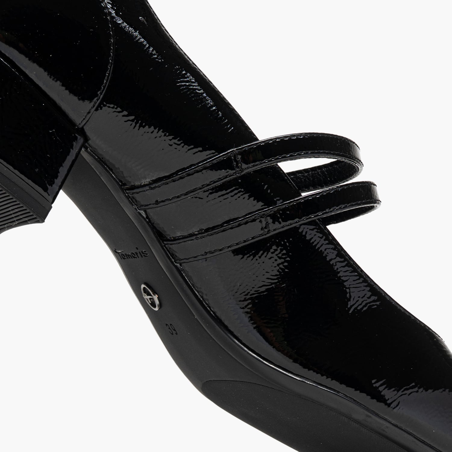 Tamaris 22318 Γυναικεία Γόβα & Peeptoe Χαμηλή Tamaris 22318-Black