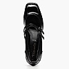 Tamaris 22318 Γυναικεία Γόβα & Peeptoe Χαμηλή Tamaris 22318-Black