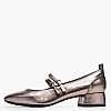 Tamaris 22318 Γυναικεία Γόβα & Peeptoe Χαμηλή Tamaris 22318-Grey