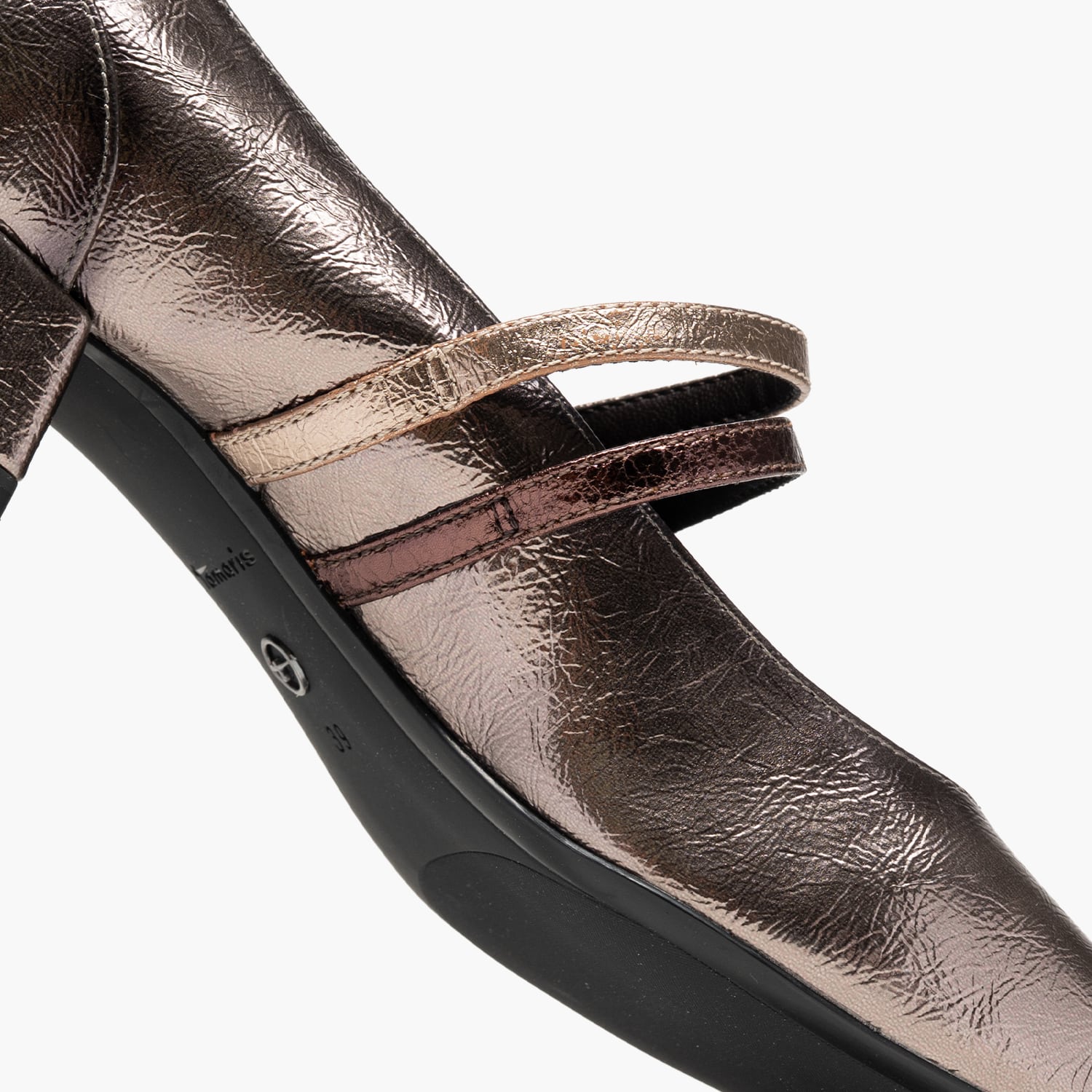 Tamaris 22318 Γυναικεία Γόβα & Peeptoe Χαμηλή Tamaris 22318-Grey