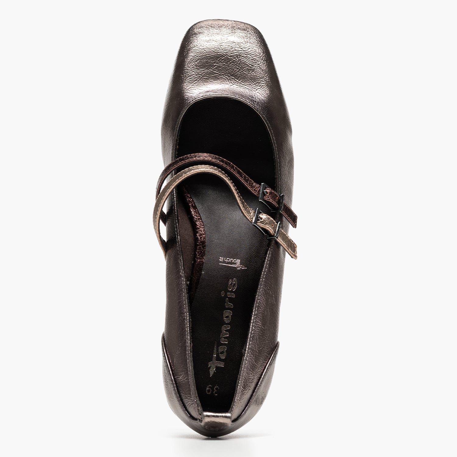 Tamaris 22318 Γυναικεία Γόβα & Peeptoe Χαμηλή Tamaris 22318-Grey