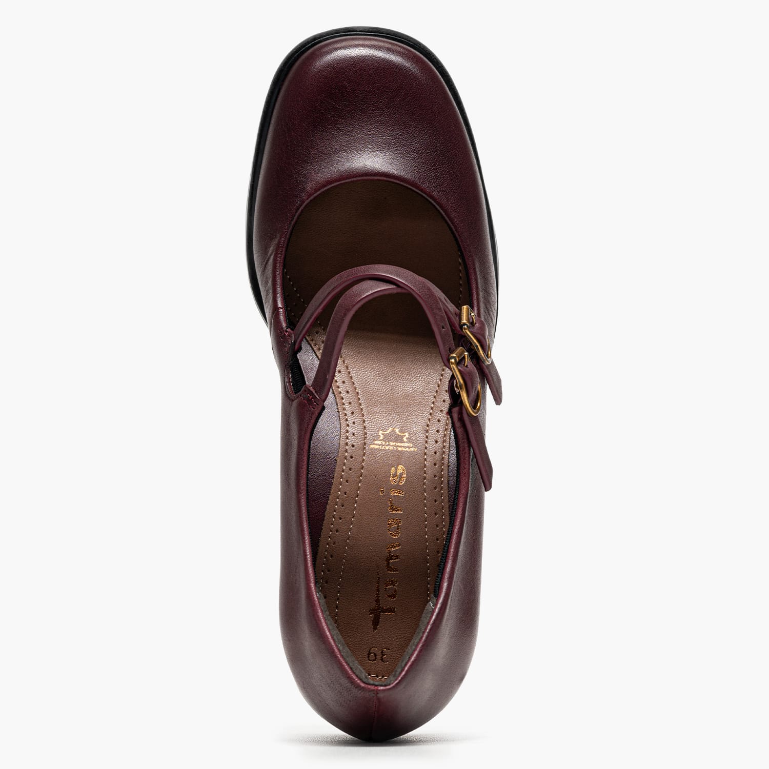 Tamaris 22411 Womens Pump & Peeptoe Low Tamaris 22411-Bordo