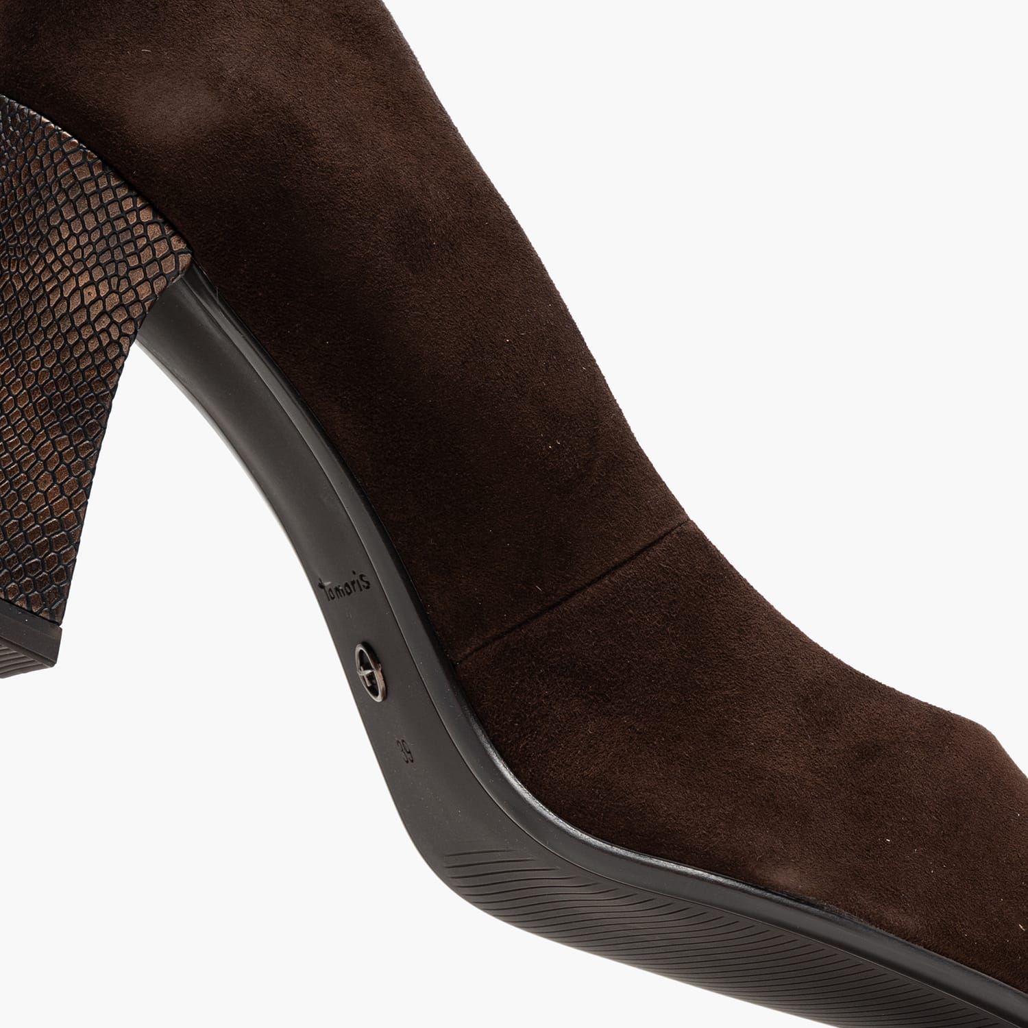 Tamaris 22427 Γυναικεία Γόβα & Peeptoe Ψηλή Tamaris 22427-Brown