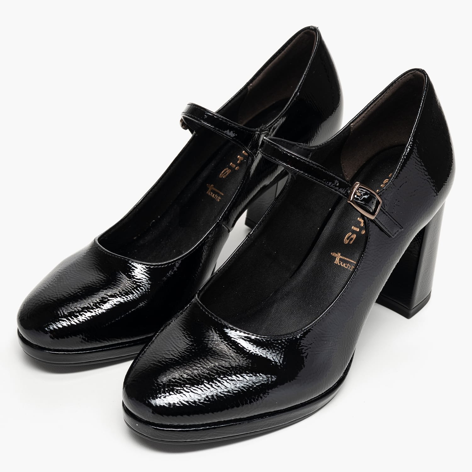 Tamaris 22462 Γυναικεία Γόβα & Peeptoe Ψηλή Tamaris 22462-Black