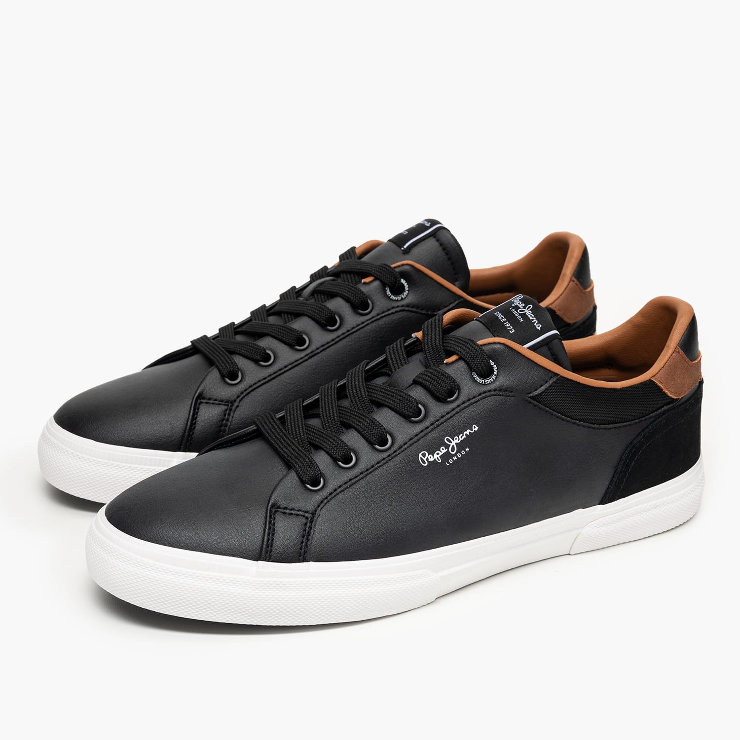 Pepe Jeans Kenton.Court Mens Casual Shoe Pepe Jeans Kenton.Court-Black
