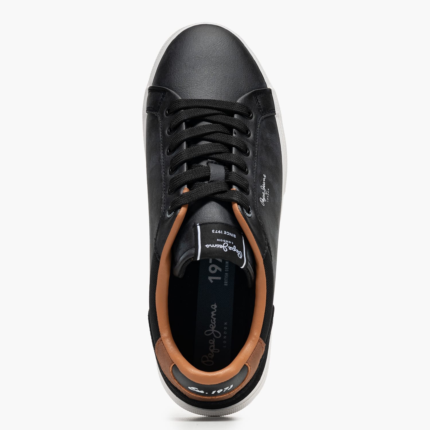 Pepe Jeans Kenton.Court Mens Casual Shoe Pepe Jeans Kenton.Court-Black