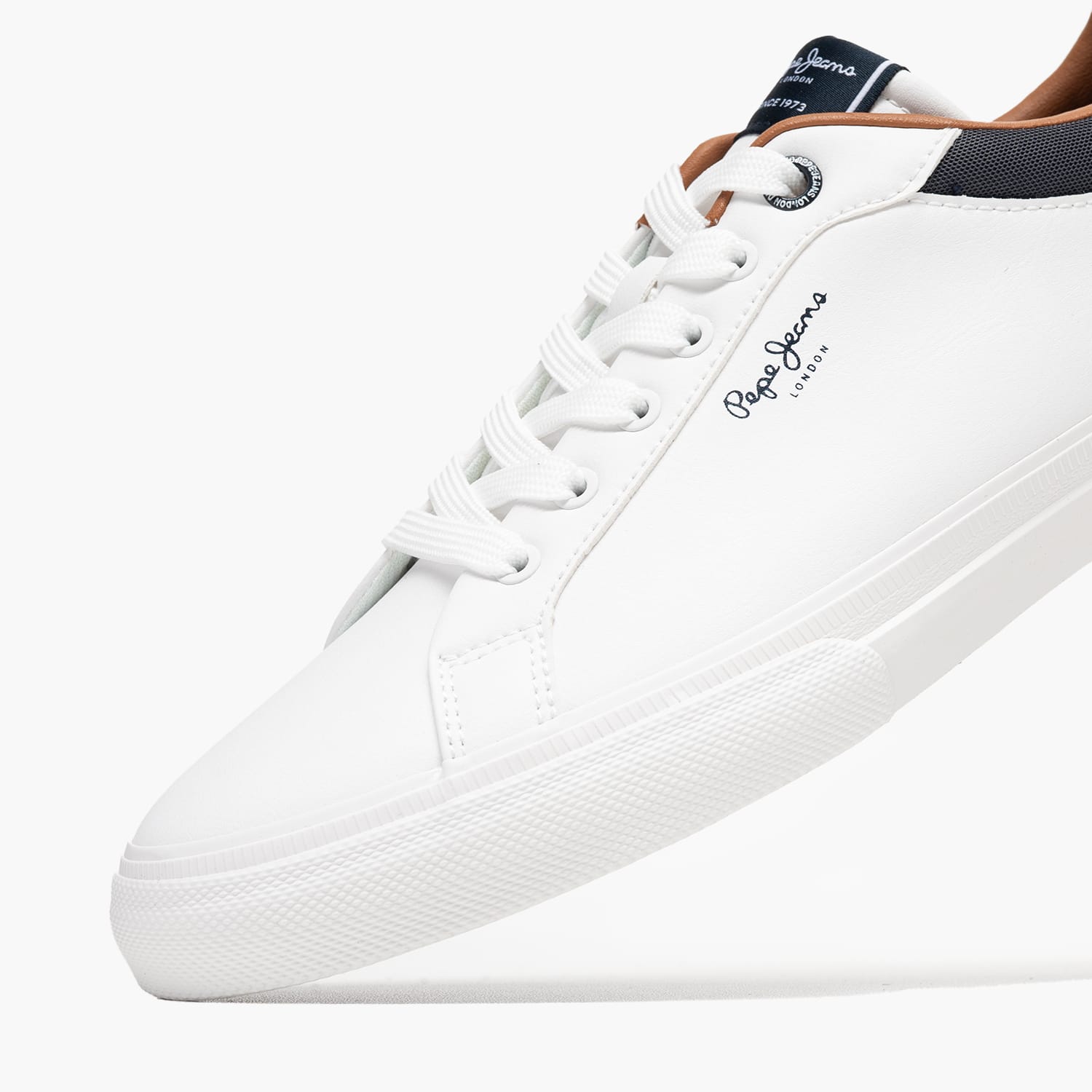 Pepe Jeans Kenton.Court Mens Casual Shoe Pepe Jeans Kenton.Court-White