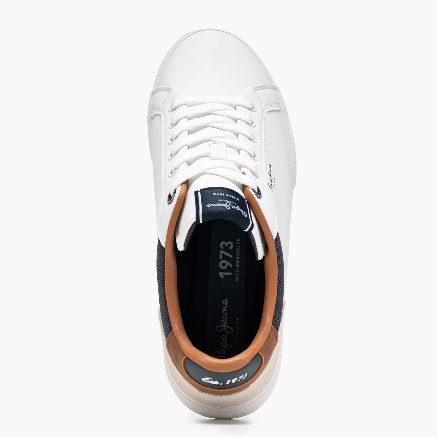 Pepe Jeans Kenton.Court Mens Casual Shoe Pepe Jeans Kenton.Court-White