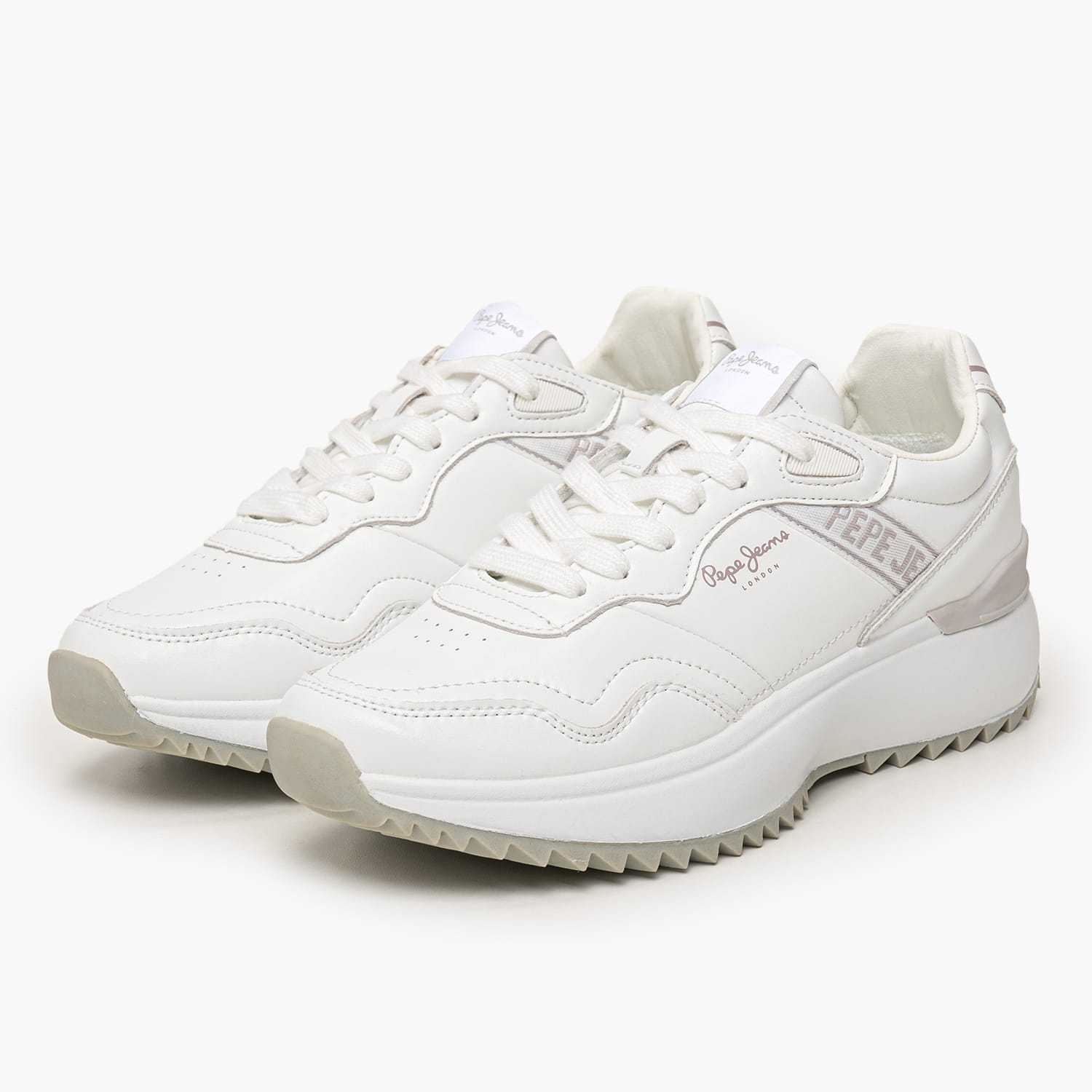 Pepe Jeans Kim.Action Γυναικείο Παπούτσι Casual Pepe Jeans Kim.Action-White