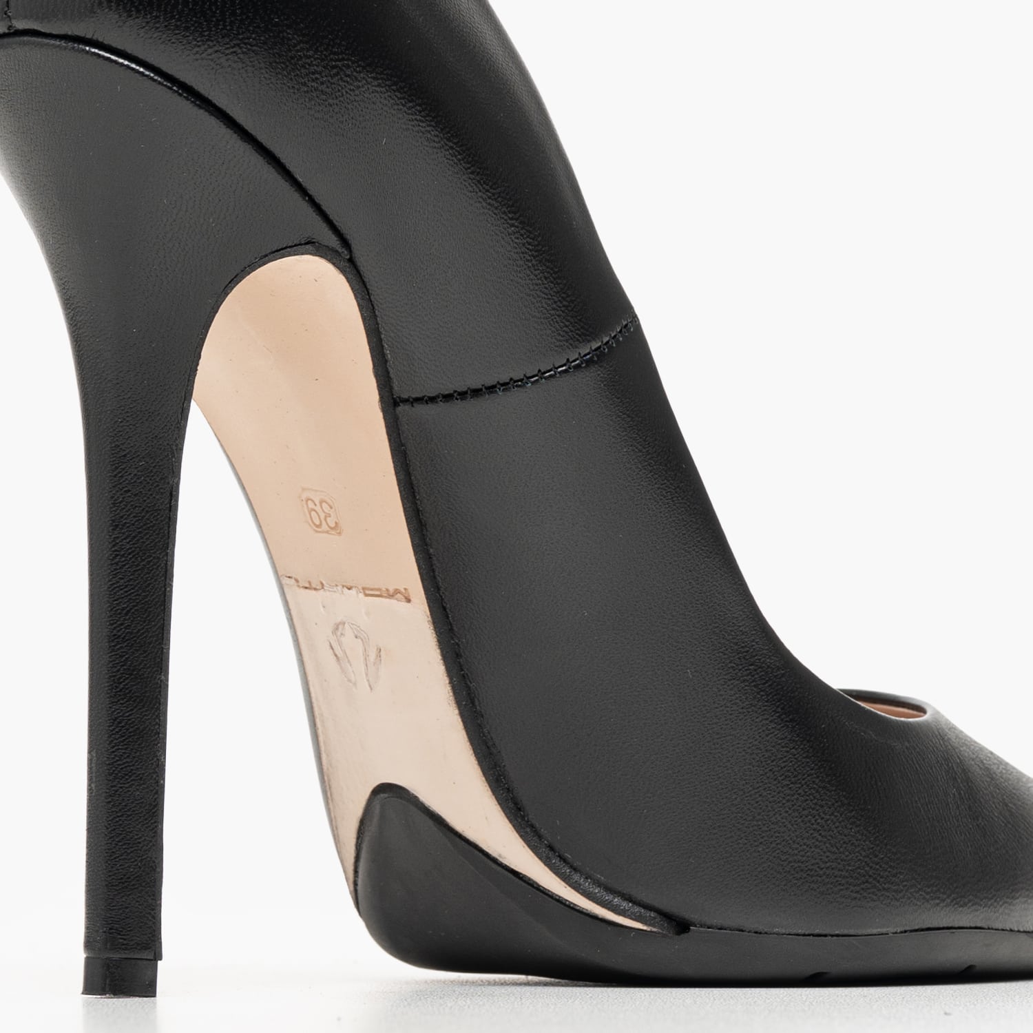 Mourtzi 1203A00 Γυναικεία Γόβα & Peeptoe Ψηλή Mourtzi 1203A00-Black