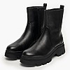 Geox D.Pluette Γυναικείο Μποτάκι Geox D.Pluette-Black