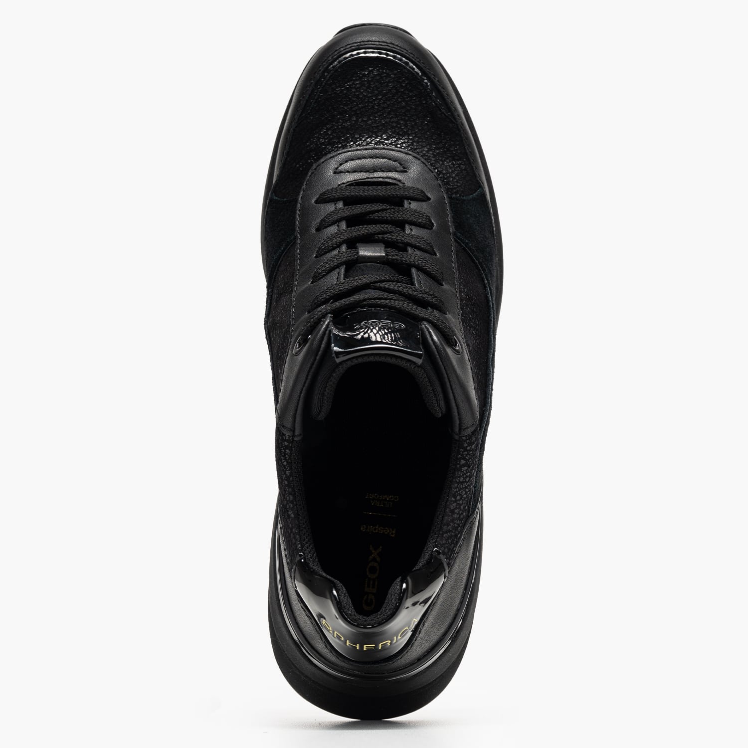 Geox D.Spherica.Ec13 Γυναικείο Παπούτσι Casual Geox D.Spherica.Ec13-Black