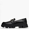 Geox D.Vilde.H Γυναικείο Μοκασίνι Geox D.Vilde.H-Black
