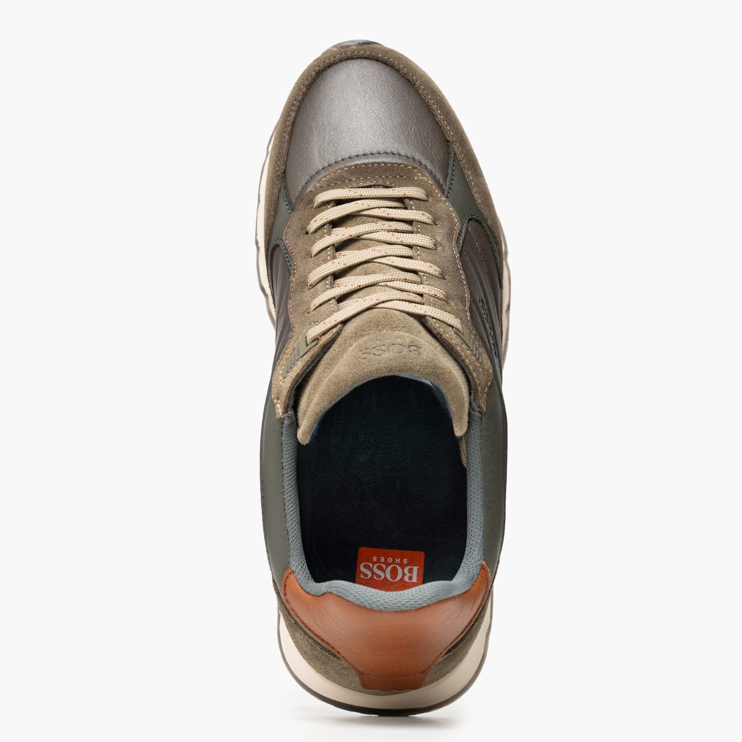Boss shoes CD221 Ανδρικό Παπούτσι Casual Boss shoes CD221-Khaki