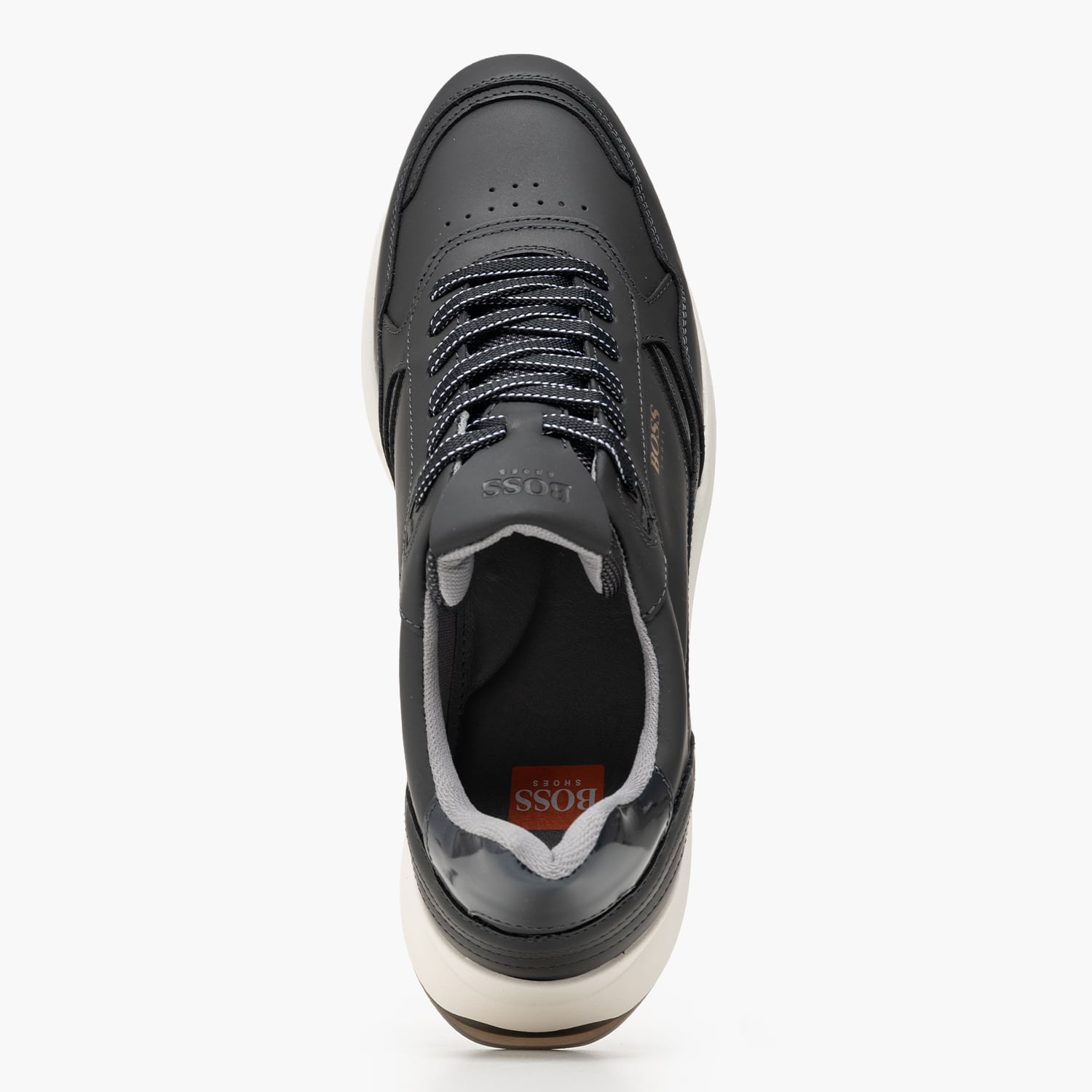 Boss shoes CE124.Gom Ανδρικό Παπούτσι Casual Boss shoes CE124.Gom-Black