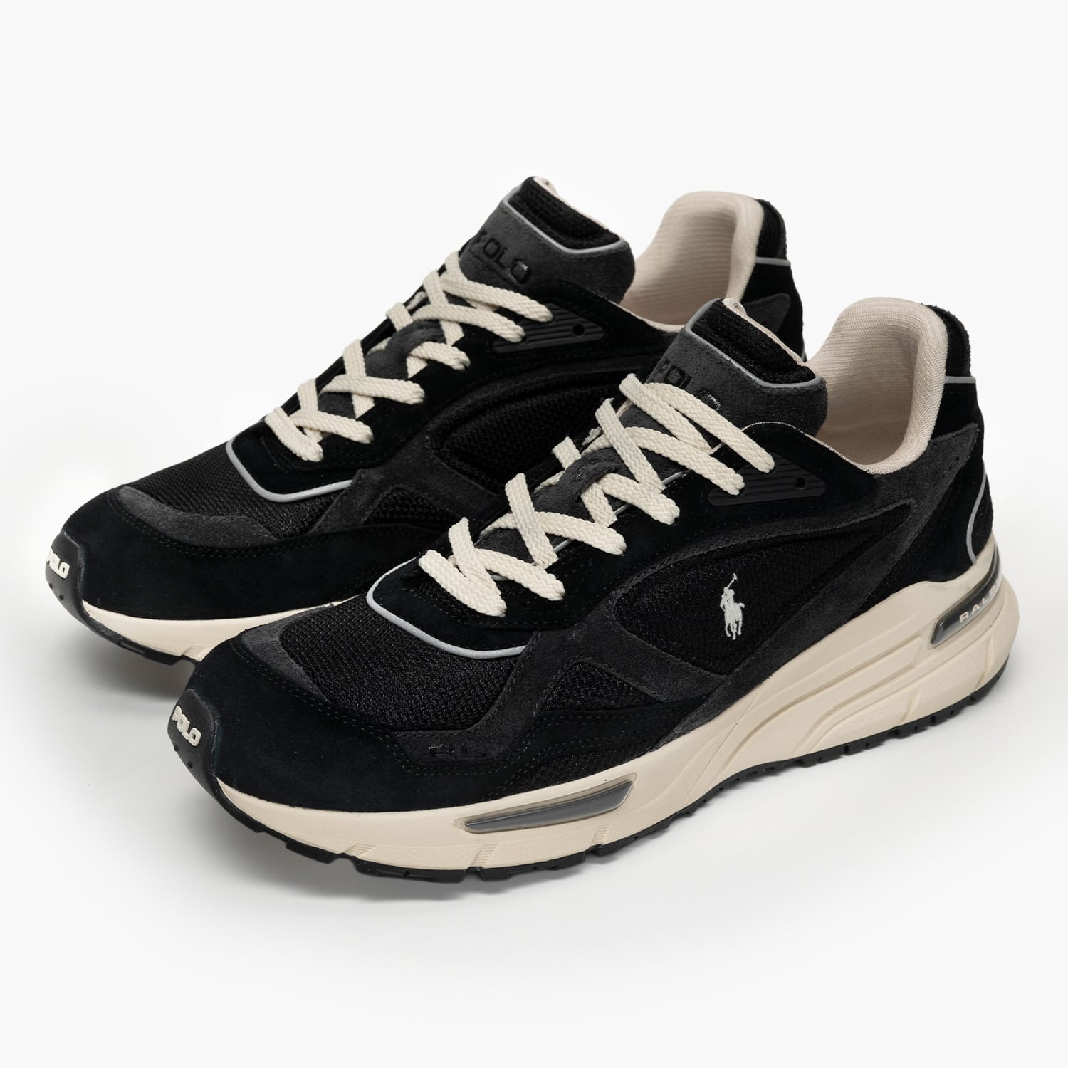 Ralph Lauren Trackstr.Sk Ανδρικό Παπούτσι Casual Ralph Lauren Trackstr.Sk-Black