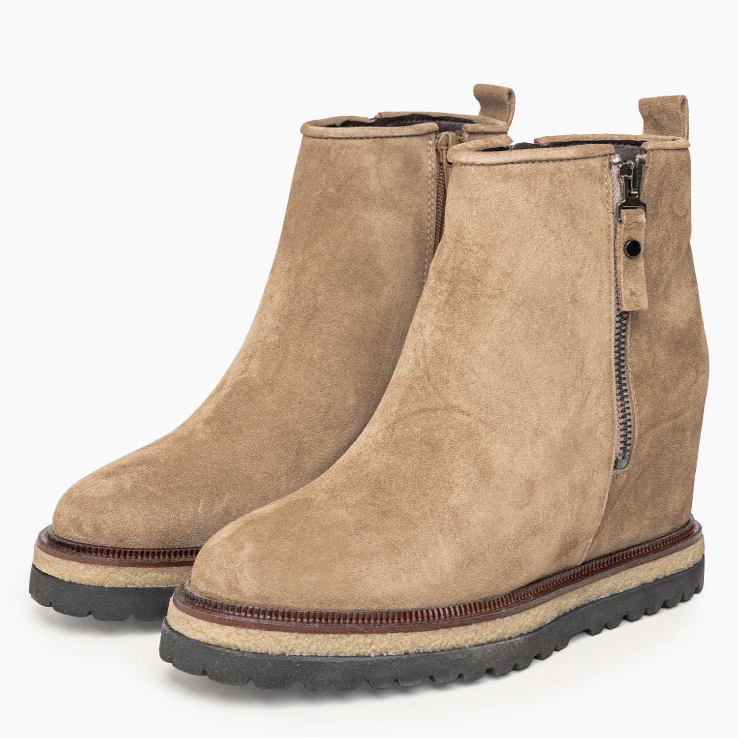 Alpe 5507 Γυναικείο Μποτάκι Alpe 5507-Taupe