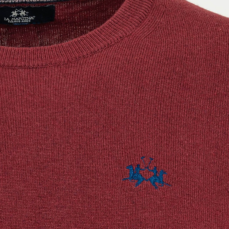 La Martina Mbs002.Sweater Ανδρική Μπλούζα